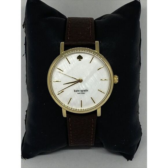Kate Spade New York Metro 0073 Women Brown Leather Analog Dial Watch WFH144